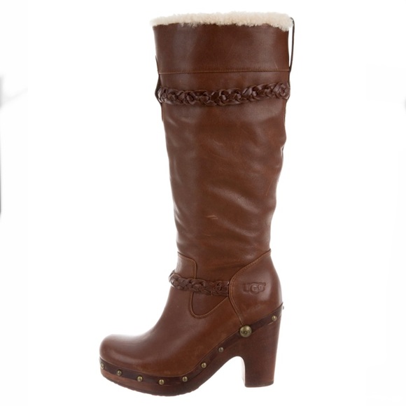 UGG Shoes - UGG Savanna Brown Boots Sheep Fur Lining